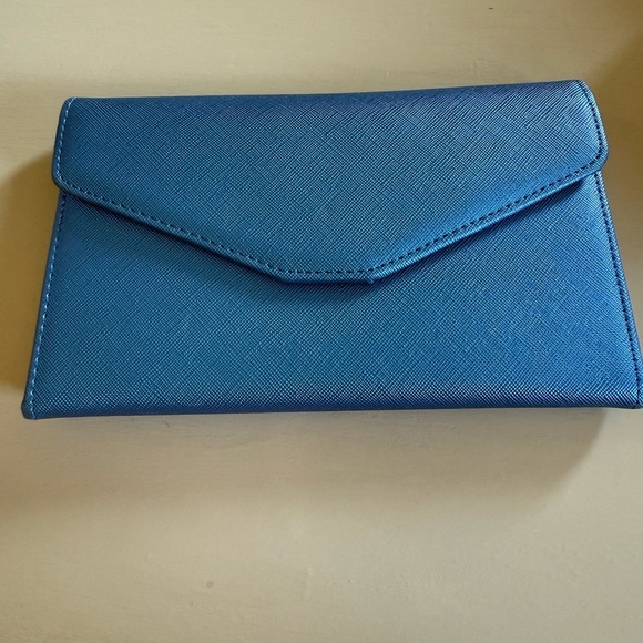 ZOPPEN |  Mulit-purpose RFIP Blocking Passport Holder Travel Wallet | Blue - Picture 3 of 9